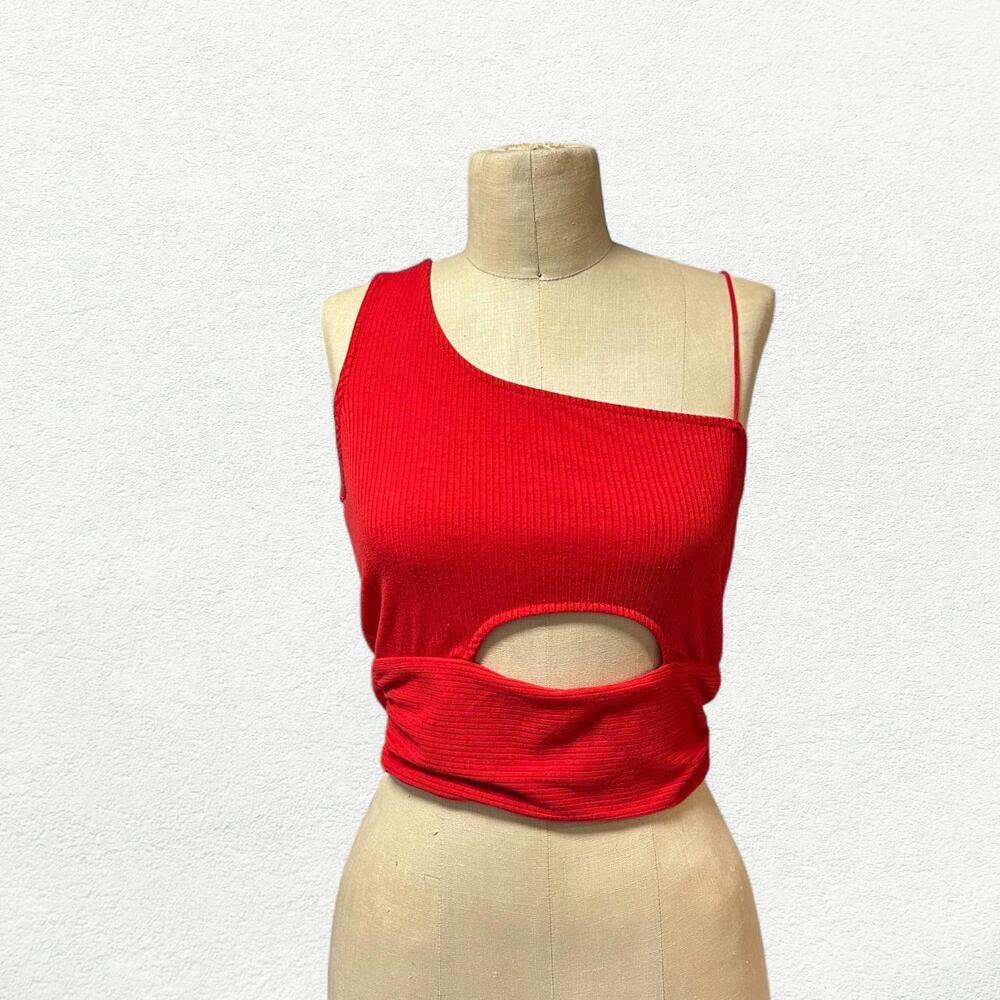 Mix Threads Los Angeles Tank in Red